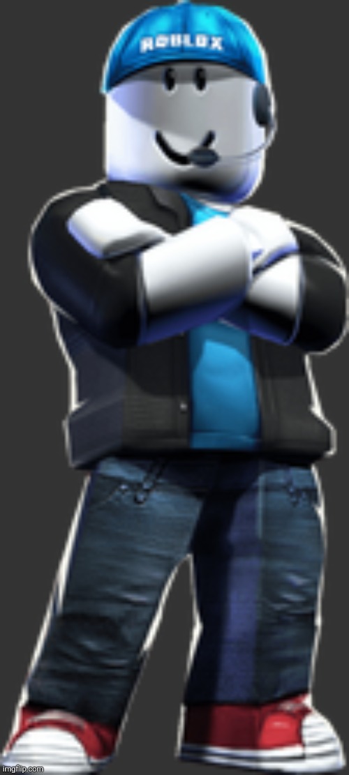 Roblox Support Character | image tagged in roblox support character | made w/ Imgflip meme maker