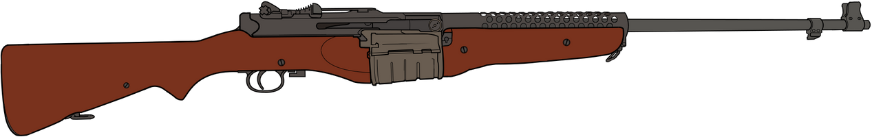 High Quality M1941 Johnson Rifle (Re-Arranged ver.) Blank Meme Template