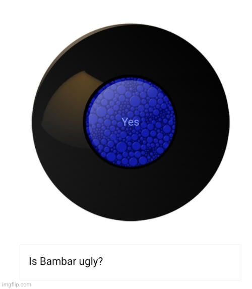 Magic 8 Ball is controlled by Grimcringe proof | image tagged in dave and bambi,bambis purgatory,bambar,magic 8 ball,grimcringe | made w/ Imgflip meme maker