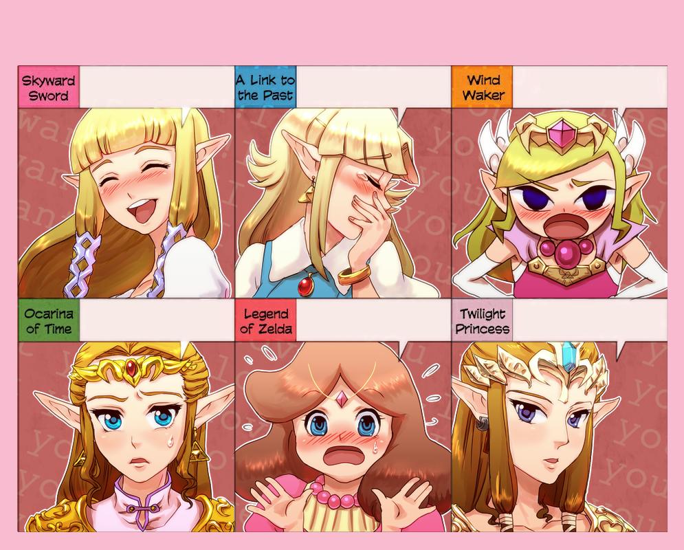 Zelda response to you watching porn of them Blank Meme Template