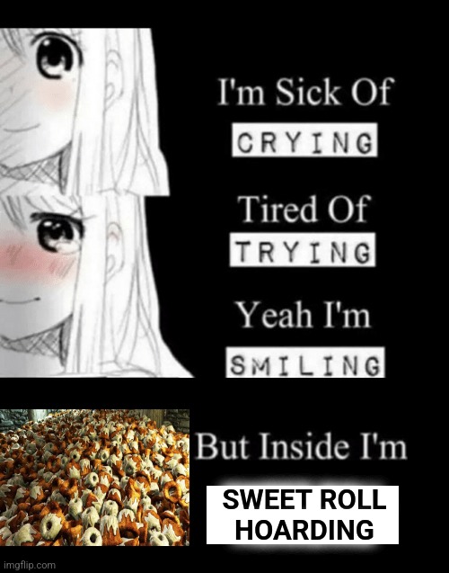 I took all of them and I feel nothing | SWEET ROLL
HOARDING | image tagged in i'm sick of crying,depression,video games,skyrim guard,skyrim guards be like | made w/ Imgflip meme maker