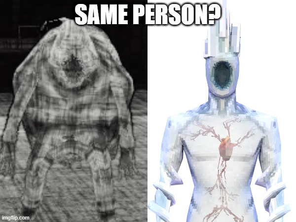 same person???? | SAME PERSON? | image tagged in content warning,ultrakill | made w/ Imgflip meme maker