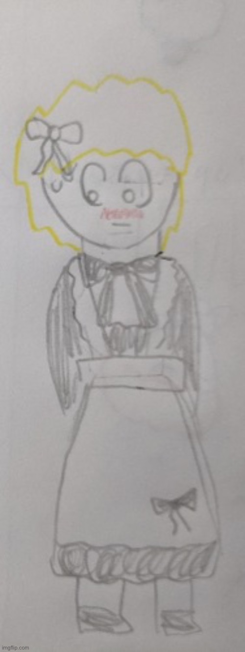 POV: Sunny is in a maid outfit and he is very embarrassed about it (placeholder image) | made w/ Imgflip meme maker