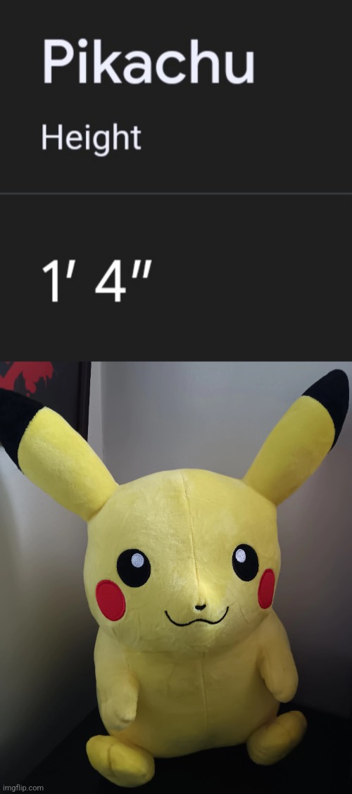 I just realized he's life sized | made w/ Imgflip meme maker