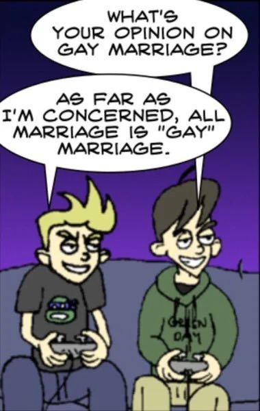High Quality all marriage is "gay" marriage Blank Meme Template
