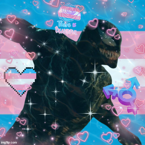my Venom pfp because yes | image tagged in trans,lgbtq,transgender,venom | made w/ Imgflip meme maker