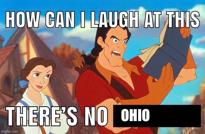 how can i laugh at this there's no | OHIO | image tagged in how can i laugh at this there's no | made w/ Imgflip meme maker