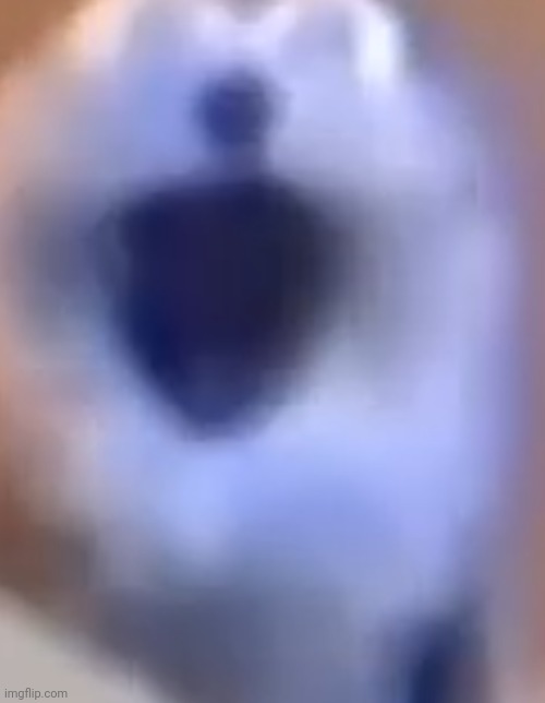 Blue screaming thing | image tagged in blue screaming thing | made w/ Imgflip meme maker