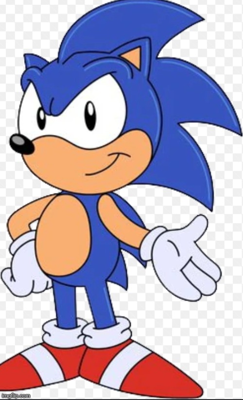 Bring back this sonic design | made w/ Imgflip meme maker