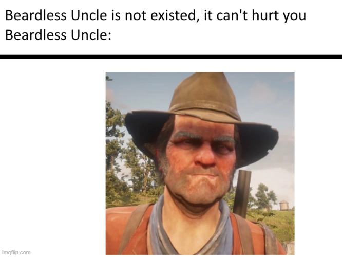 Beardless Uncle | made w/ Imgflip meme maker