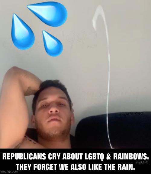 rain and rainbows | image tagged in clown car republicans,maga morons,desantis,lgbtq,maga cult,rain | made w/ Imgflip meme maker