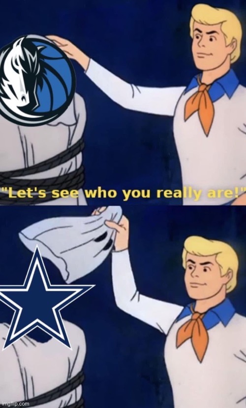 Credit to Twitter | image tagged in nba,nfl,maverick,dallas cowboys,finals,super bowl | made w/ Imgflip meme maker