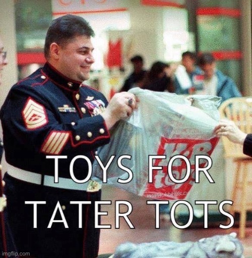 Semper Fry | image tagged in fat,marine | made w/ Imgflip meme maker
