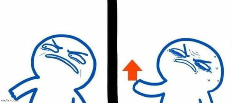 angry upvote | image tagged in angry upvote | made w/ Imgflip meme maker