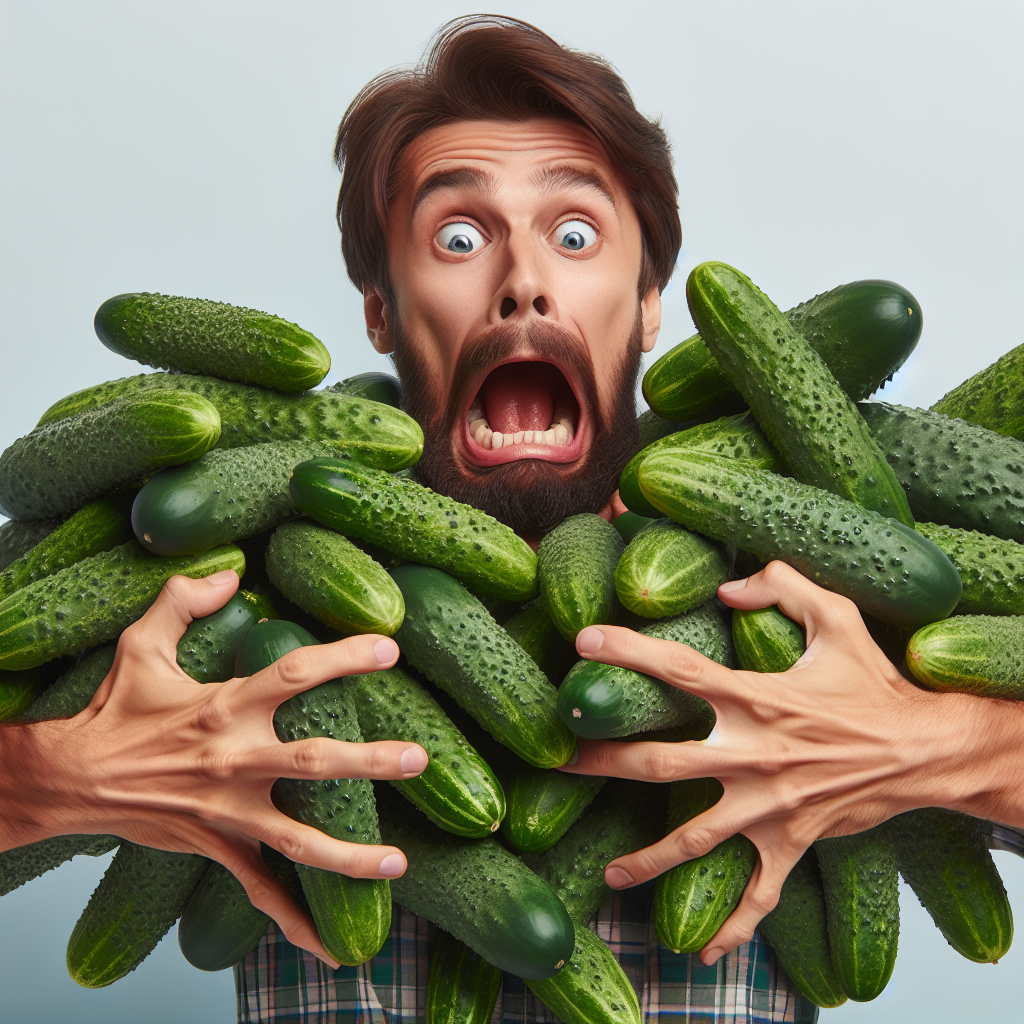 cucumber guy Blank Meme Template