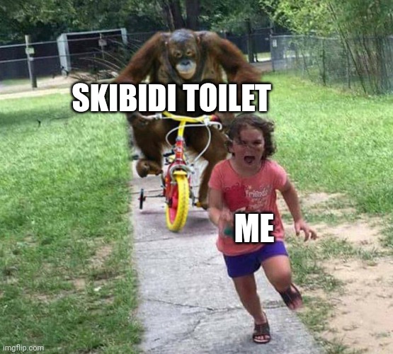 Run! | SKIBIDI TOILET ME | image tagged in run | made w/ Imgflip meme maker