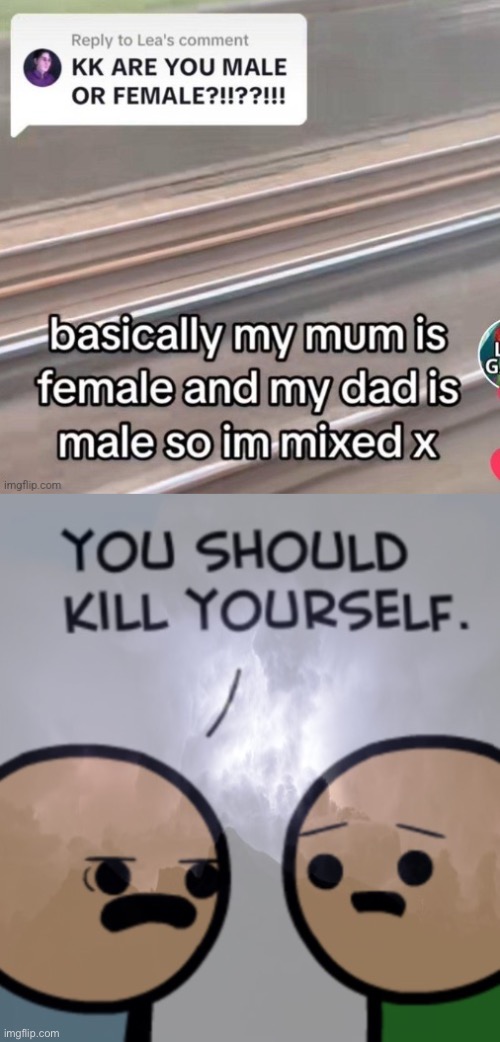 i thought these people were just rage baiters but i see more and more of them and i’m starting to doubt it | image tagged in explosm kys | made w/ Imgflip meme maker