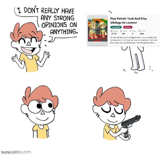 Wattpad Hecc | image tagged in i don't really have strong opinions | made w/ Imgflip meme maker