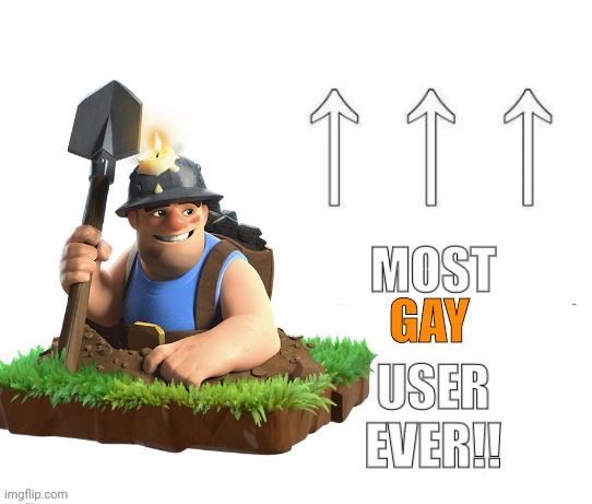 The most user ever | GAY | image tagged in the most user ever | made w/ Imgflip meme maker