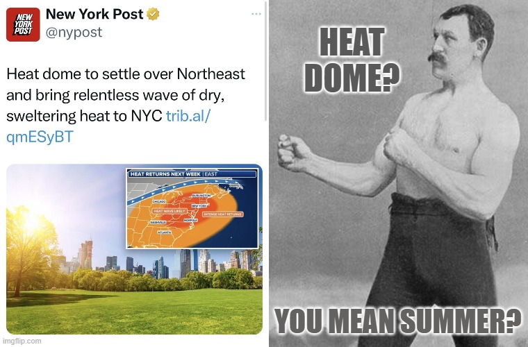 How to Wash a Brain | HEAT DOME? YOU MEAN SUMMER? | image tagged in heat dome,summer,climate hoax,climate change | made w/ Imgflip meme maker