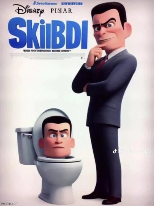 Disney Pixar skibidi | image tagged in disney pixar skibidi | made w/ Imgflip meme maker
