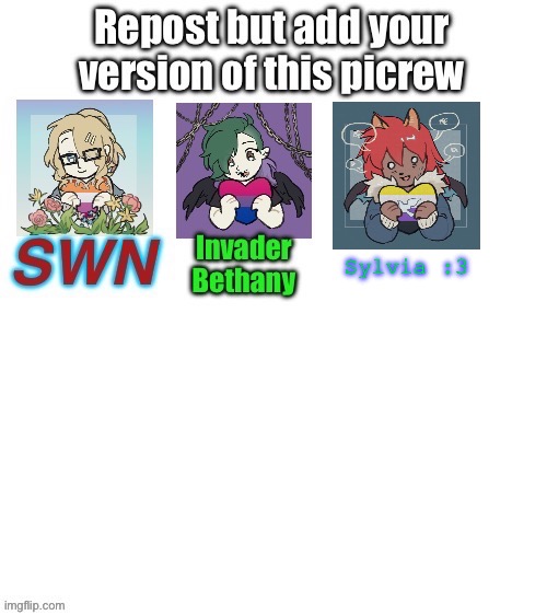 . | Sylvia :3 | made w/ Imgflip meme maker