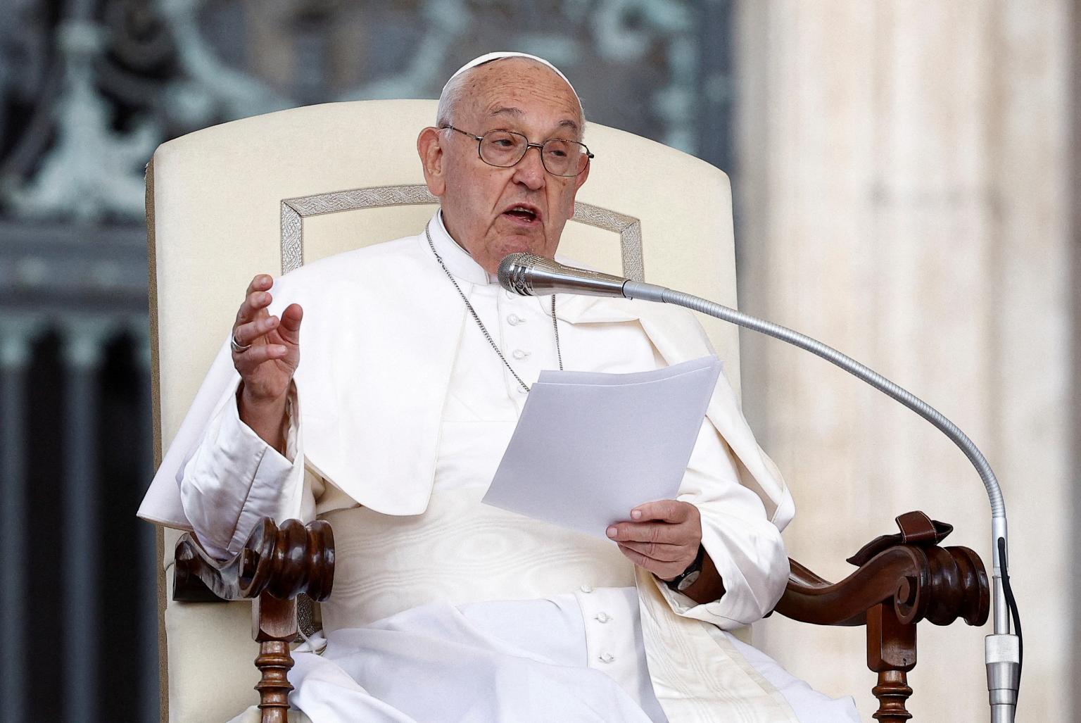 High Quality Pope Francis slurs Blank Meme Template