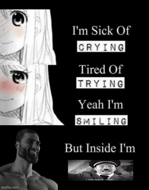 just a joke btw | image tagged in i'm sick of crying | made w/ Imgflip meme maker