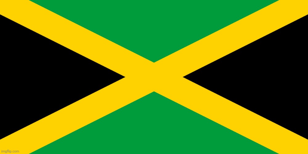 Jamaican Flag | image tagged in jamaican flag | made w/ Imgflip meme maker