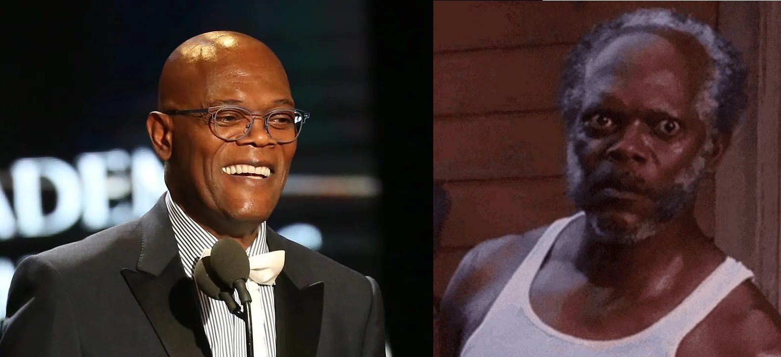 samuel jackson before and after Blank Meme Template