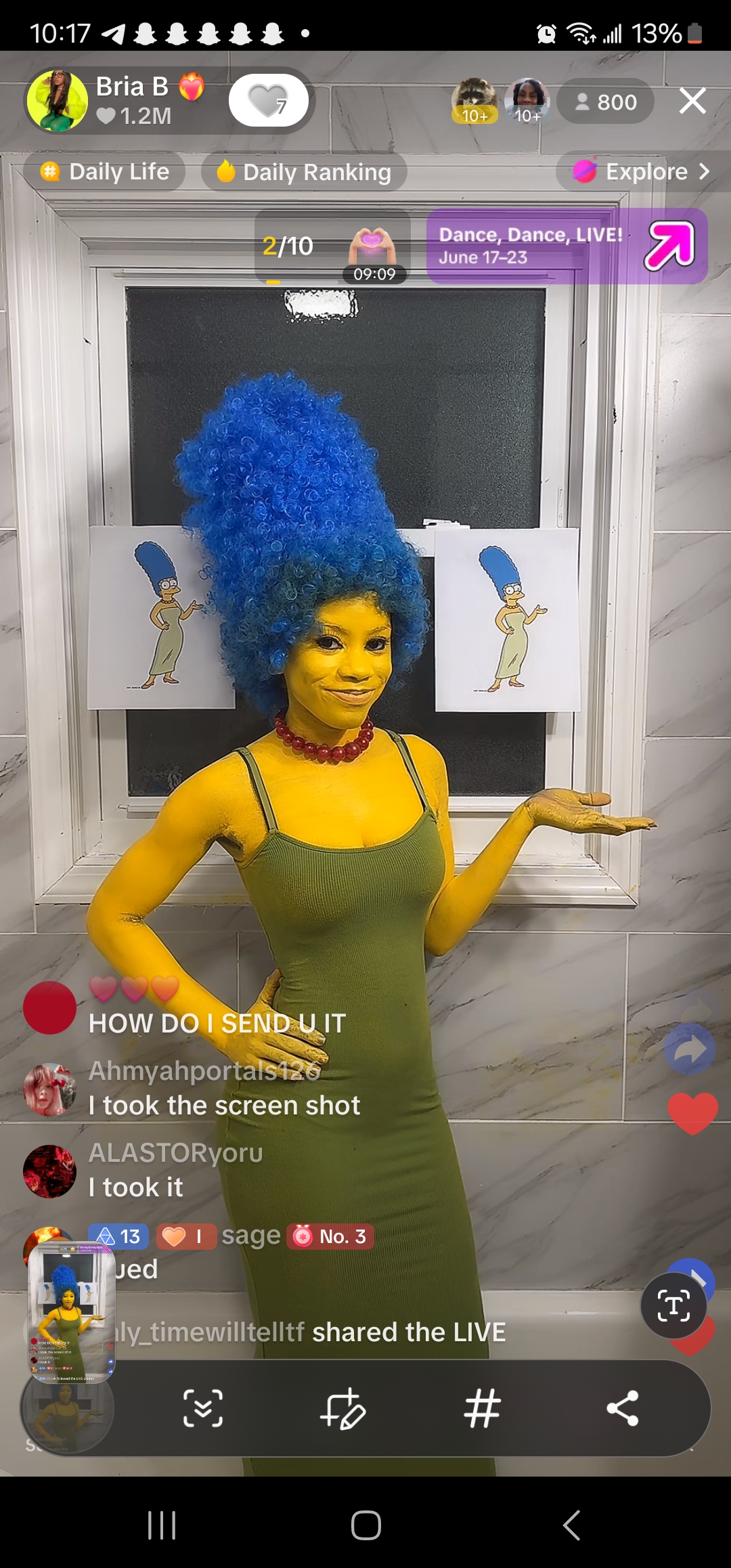 High Quality Marge Simpson (Bria) Blank Meme Template