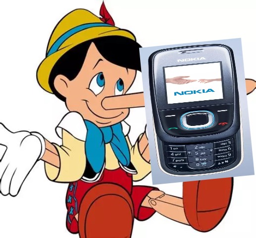 Best Long-Distance Plan | image tagged in cellphones,cartoons,honesty,policy,pinnochio,nokia | made w/ Imgflip meme maker