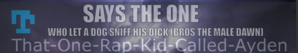 Says the one who let a dog sniff his dick Blank Meme Template