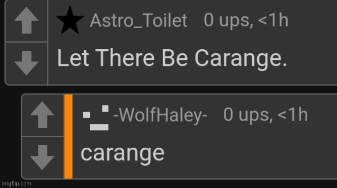 carange | made w/ Imgflip meme maker