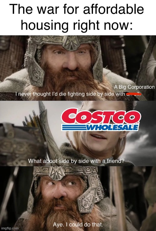 A surprise to be sure but a welcome one | image tagged in memes,funny,costco,lol,suprise | made w/ Imgflip meme maker