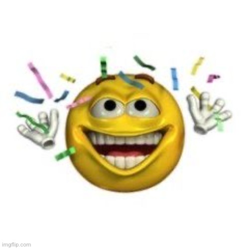 Celebrating emoji | image tagged in celebrating emoji | made w/ Imgflip meme maker