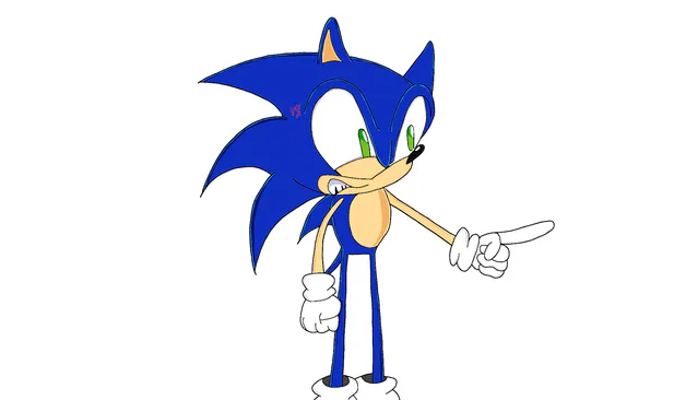 High Quality Pissed Sonic Blank Meme Template