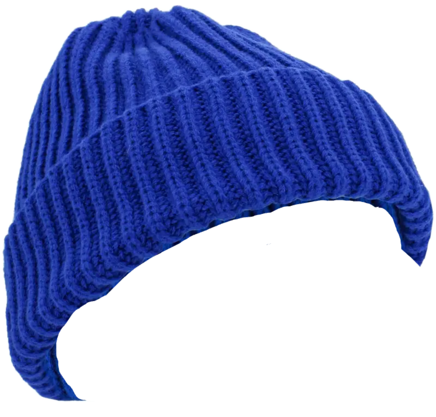 Gorro para frio azul Blank Meme Template