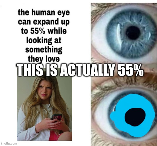 THIS IS ACTUALLY 55% | made w/ Imgflip meme maker