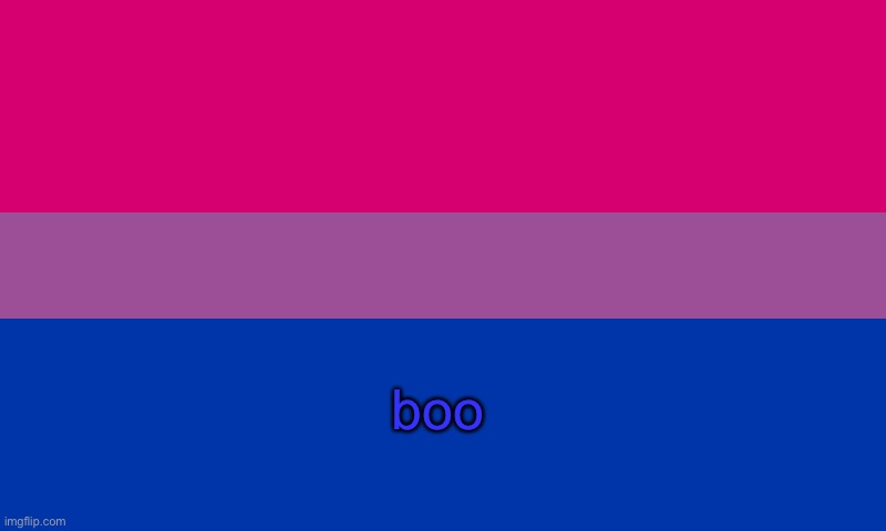 Bi flag | boo | image tagged in bi flag | made w/ Imgflip meme maker