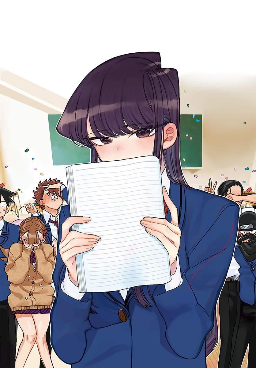Komi is saying something Blank Meme Template