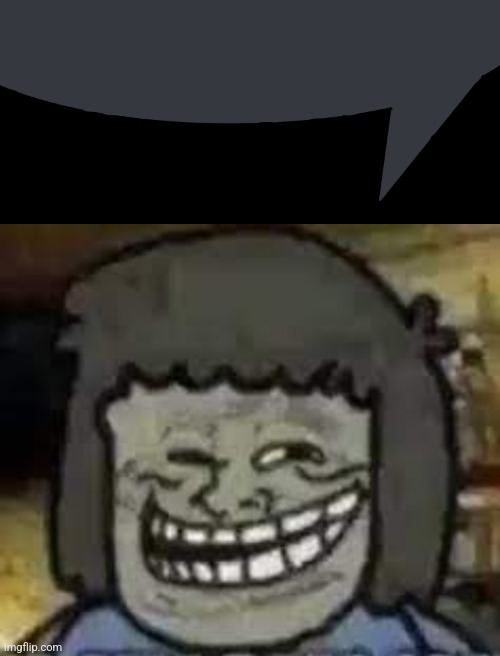 image tagged in discord speech bubble,muscle man troll face | made w/ Imgflip meme maker