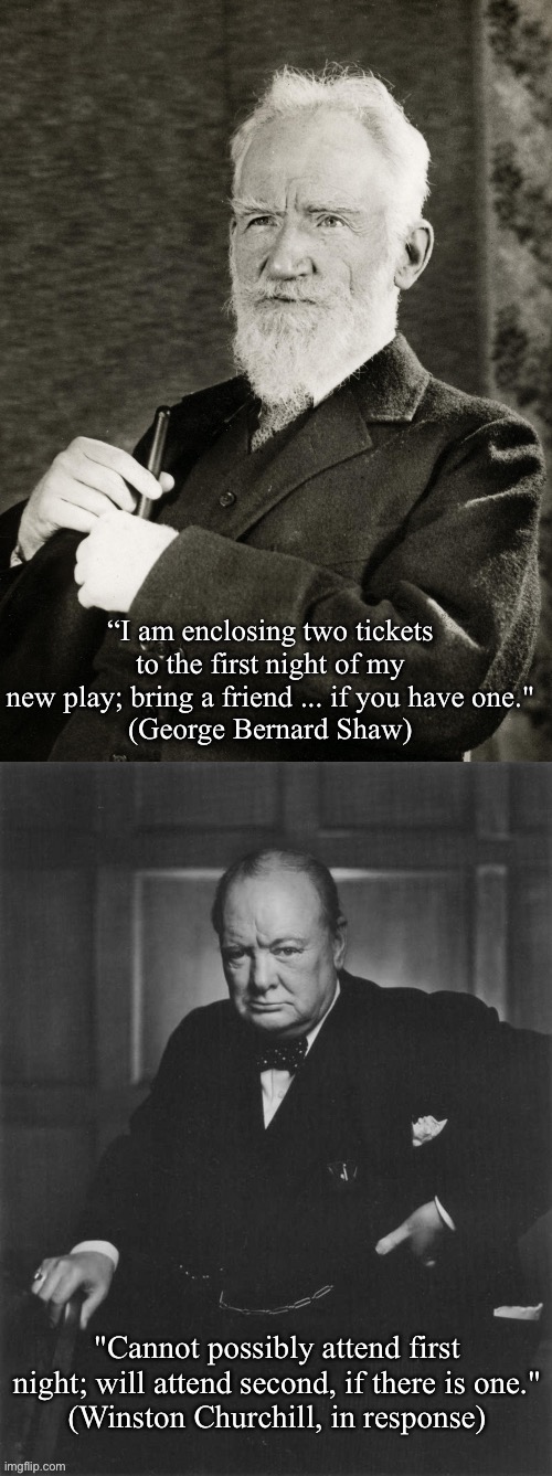 Churchill for the Win | image tagged in who would win,winston churchill,shaw | made w/ Imgflip meme maker