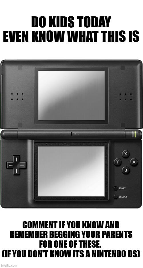 I remember playing Animal Crossing new leaf on this thing except the ds was blue | DO KIDS TODAY EVEN KNOW WHAT THIS IS; COMMENT IF YOU KNOW AND REMEMBER BEGGING YOUR PARENTS FOR ONE OF THESE. 
(IF YOU DON'T KNOW ITS A NINTENDO DS) | image tagged in nintendo ds | made w/ Imgflip meme maker
