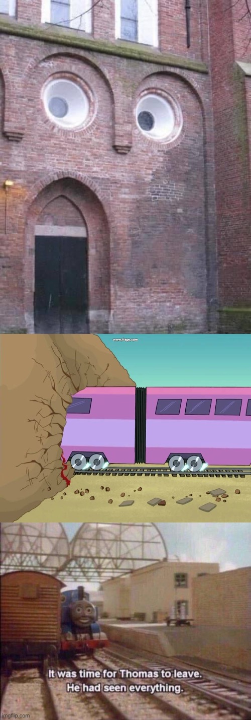 Story time | image tagged in train tunnel,it was time for thomas to leave he had seen everything | made w/ Imgflip meme maker