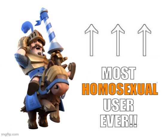 The most user ever | HOMOSEXUAL | image tagged in the most user ever | made w/ Imgflip meme maker