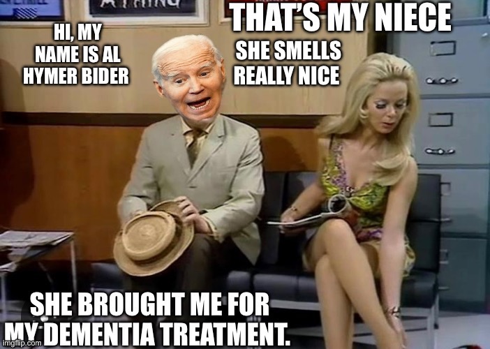 HI, MY NAME IS AL HYMER BIDER; SHE SMELLS REALLY NICE | made w/ Imgflip meme maker