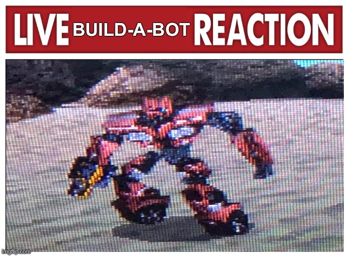 TF Revenge of the Fallen DS meme, anyone? | BUILD-A-BOT | image tagged in live reaction,transformers,nintendo ds,bayverse | made w/ Imgflip meme maker