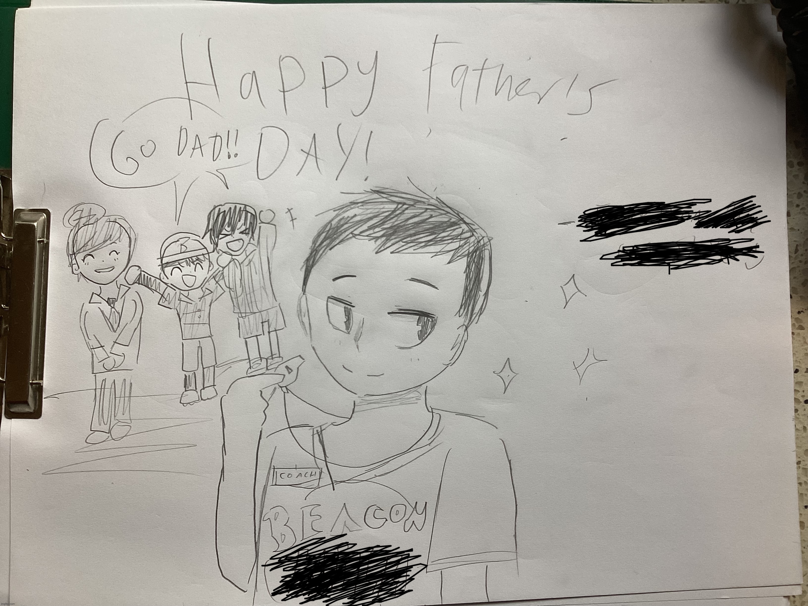 Drew this for my dad:) | made w/ Imgflip meme maker