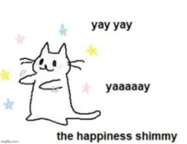 yaay yaaaay the happiness shimmy | image tagged in yaay yaaaay the happiness shimmy | made w/ Imgflip meme maker